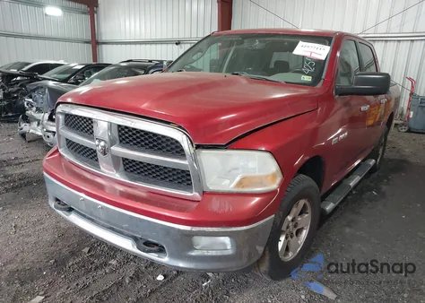 2010 Dodge Ram 1500 Slt/Sport/Trx из США, поврежденный, VIN 1D7RV1CT3AS221608